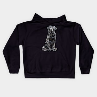 Flat-Coated Retriever Kids Hoodie